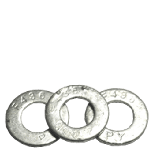 1/4" x 5/8" F436 Structural Flat Washers Med. Carbon HDG (10,000/Bulk Pkg.) 1/4" x 5/8" F436 Structural Flat Washers Med. Carbon HDG (10,000/Bulk Pkg.)