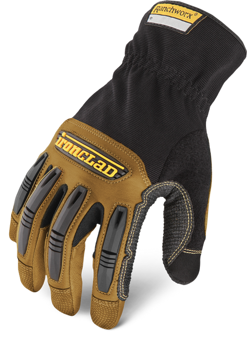 Ironclad Ranchworx Leather Work Gloves, Large #RWG2-04-L (1 Pair)