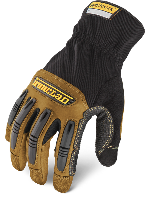 Ironclad Ranchworx Leather Work Gloves, Medium #RWG2-03-M (1 Pair)