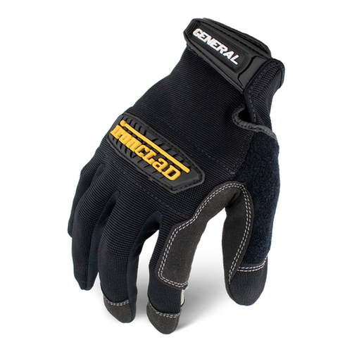 Ironclad General Utility Gloves, Medium, Black #GUG-03-M (1 Pair)