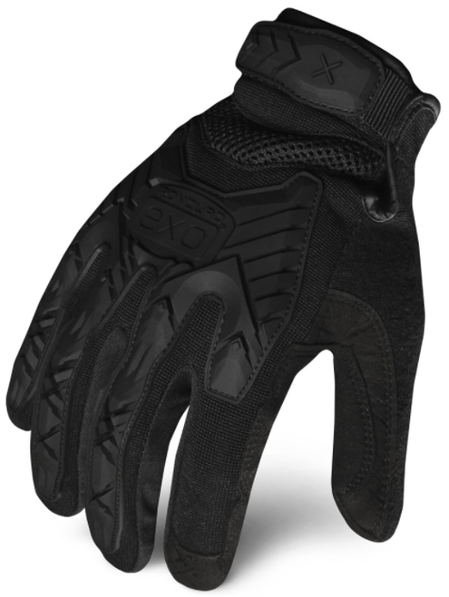 Ironclad EXO Operator Grip Impact Gloves, Black, Small #EXOT-GIBLK-02-S (1 Pair)