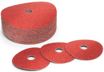 7x5/8-11 36-Grit, Ceramic Discs (25/Pkg.)