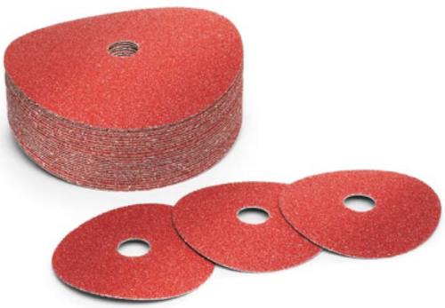 5x5/8-11 36-Grit, Ceramic Discs (25/Pkg.)