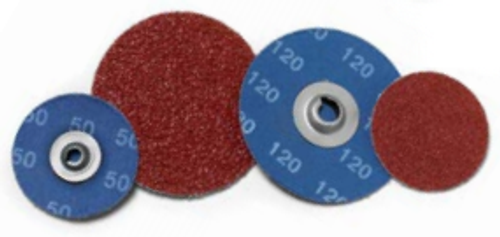 2" 50 Aluminum Oxide Twist-On Discs (100/Pkg.)