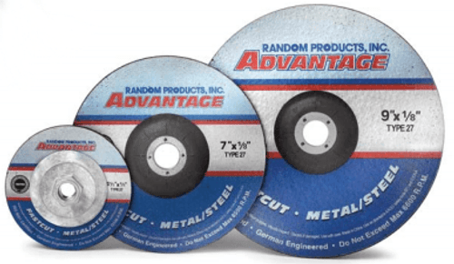 4X1/8X5/8 Type 27 Grinding Wheels, Advantage Fastcut - Metal (50/Pkg.)
