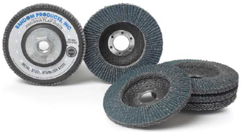 7 x 7/8 36-Grit Zirconia Flap Discs, Type 27/Flat Fiberglass (10/Pkg.)