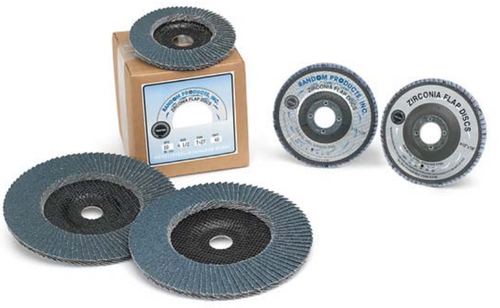 4-1/2x7/8 24-Grit Type-27 Zirconia Flap Discs (10/Pkg.)