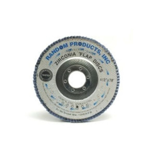 5x7/8 40-Grit Type-29 Zirconia Flap Discs (10/Pkg.)