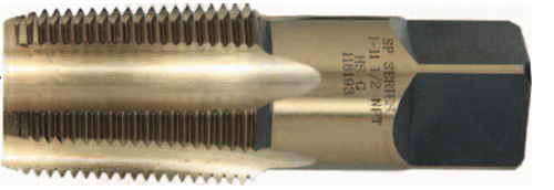 1-1/4"-11-1/2 HSS Taper Pipe Tap 5F (Qty. 1), Norseman Drill #59421