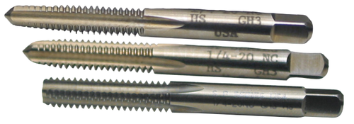 M3-.50 3PC Metric HSS Tap Set 3F, Norseman Drill #54744