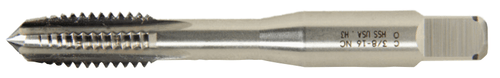 #10-32 M-42 Reduced Neck Cobalt Gold Oxide Spiral Plug Tap 3F H3 (Qty. 1), Norseman Drill #10142