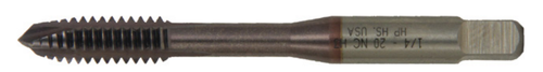 #12-28A Reduced Neck Spiral Point Taps, Type 29-ACN 3FH3 (Qty. 1), Norseman Drill #31191