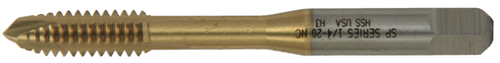 #10-32A Reduced Neck Spiral Point Tap Type 29-AGN 3FH3 (Qty. 1), Norseman Drill #09651