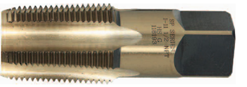 1/2"-14 Black Oxide Taper Pipe Taps Type 30-B (Qty. 1), Norseman Drill #59392