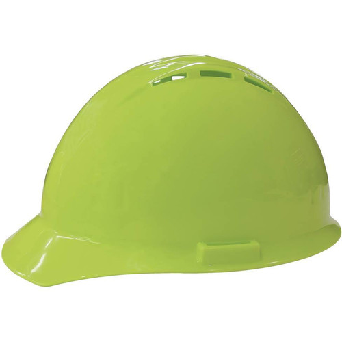 Delta Plus Safety Vent Cap Style: Hi-Viz Lime, 4-Point Nylon Suspension With Slide-Lock Adjustment Safety Hat (Qty. 1) Delta Plus Safety Vent Cap Style: Hi-Viz Lime, 4-Point Nylon Suspension With Slide-Lock Adjustment Safety Hat (Qty. 1)