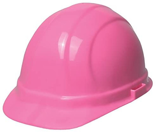 ERB Safety Omega ll Cap Style: Hi-Viz Pink, 6-Point Nylon Suspension With Slide-Lock Adjustment Safety Hat (12/Pkg.)
