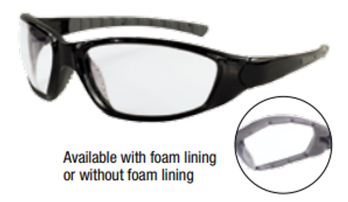 Ammo With Foam Liner Black Frame Gray Anti-Fog Lens (12/Pkg.)