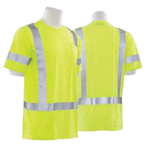 Delta Plus 9801S Lime 3X-Large ANSI Class 3 Short Sleeve T-Shirt w/Reflective Tape Jersey Knit Hi-Viz Lime #WEL61282HL3X Delta Plus 9801S Lime 3X-Large ANSI Class 3 Short Sleeve T-Shirt w/Reflective Tape Jersey Knit Hi-Viz Lime #WEL61282HL3X