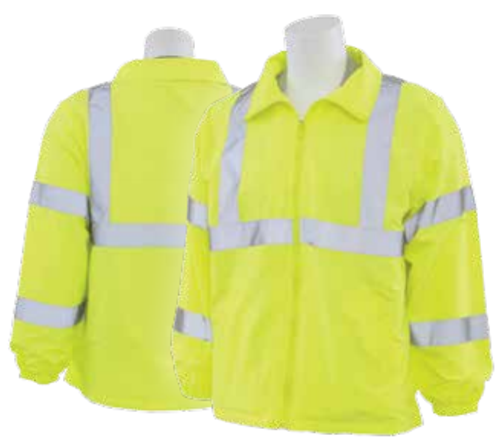 4X-Large S374 Lime ANSI Class 3 Windbreaker Polyester Pongee Hi-Viz Lime - Zipper