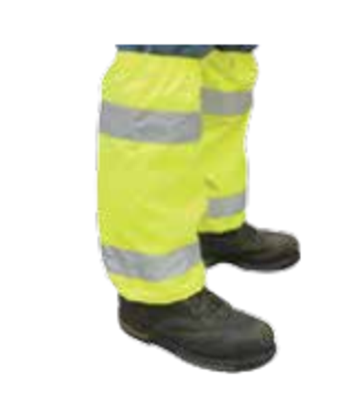 Hi-Viz Lime Leg Gaiters Oxford w/PU Coating