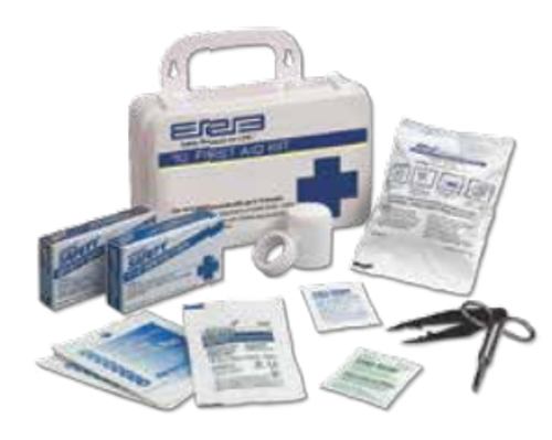 ERB Safety 10 First Aid Kit Plastic