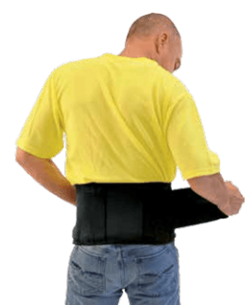 Delta Plus Small 28" - 32" Economy Back Supports without Suspenders #WEL12139BKSM Delta Plus Small 28" - 32" Economy Back Supports without Suspenders #WEL12139BKSM