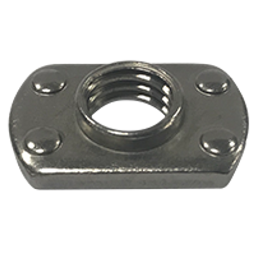 3/8"-16 Spot Weld Nut, 4 Projections (2000/Bulk Pkg.)