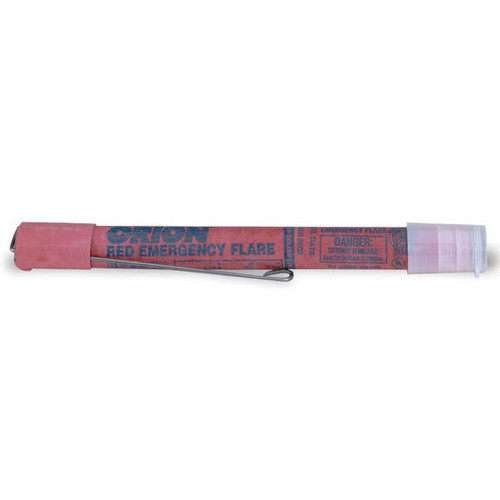 Red Safety Flares, 30-Minute w/ Wire Stand, 36/Case