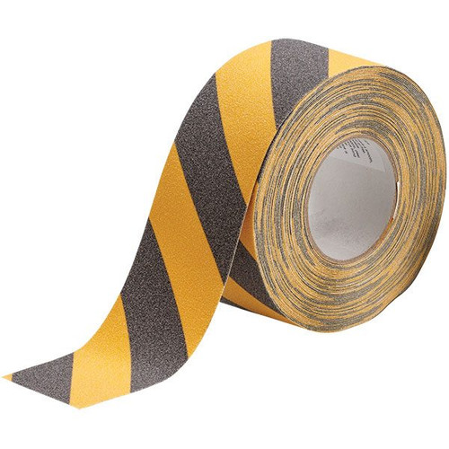 Brady? Anti-Skid Tape, 3" x 60', Black/Yellow Brady? Anti-Skid Tape, 3" x 60', Black/Yellow