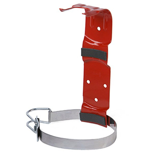 Buckeye 5 lb & 5.5 lb Vehicle Bracket, Horizontal (For Dry Chemical, Halotron, & MiniGuard), 4 1/4" Dia Buckeye 5 lb & 5.5 lb Vehicle Bracket, Horizontal (For Dry Chemical, Halotron, & MiniGuard), 4 1/4" Dia