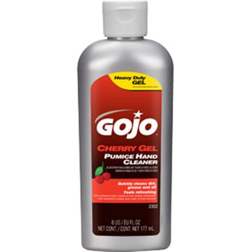 GOJO® Cherry Gel Pumice Hand Cleaner - 10 fl oz Squeeze Bottle 