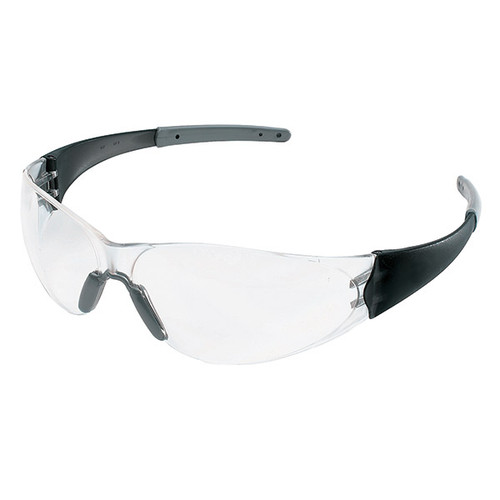 MCR Safety? Checkmate? 2 Eyewear, Smoke Temple/Nosepiece, Clear Lens (1 Pair)