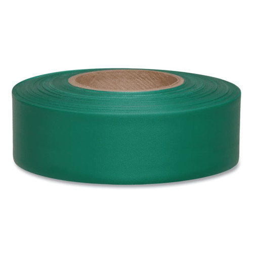 Presco Taffeta Flagging Tape, 1-3/16 in x 300 ft, Green, 12/RL #TFG