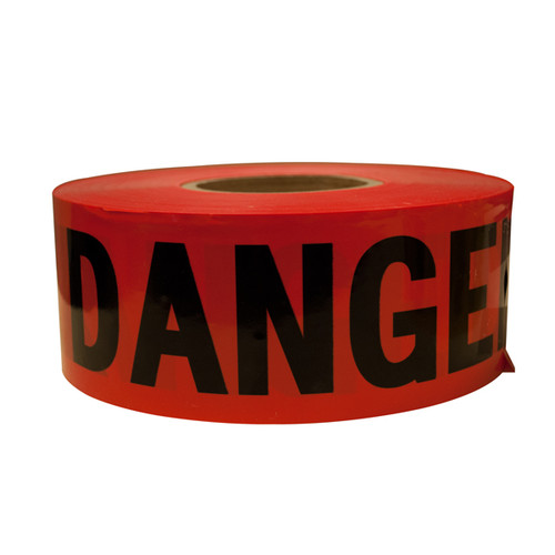 TruForce? Barricade Tape, "Danger", Red/Black