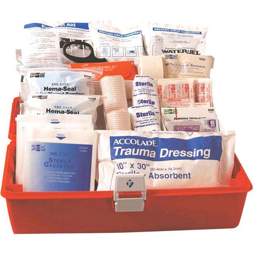 98-Pc Small First Responder Kit, 16 1/2"L x 7 1/2"H x 8"W 98-Pc Small First Responder Kit, 16 1/2"L x 7 1/2"H x 8"W