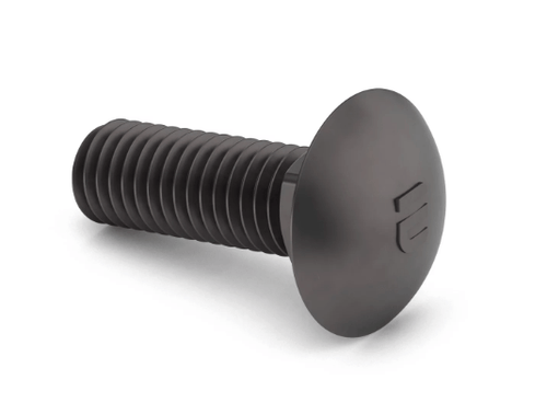 3/4"-10 x 2-1/2" J429 Grade 8 Carriage Bolt Fully Threaded Plain Finish (90/Pkg.)