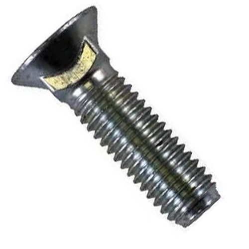 3/4-10x3 J429 Grade 8 #3 Head Plow Bolt Zinc Clear Trivalent (100/Pkg)