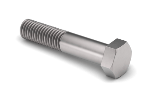 M8-1.25 x 45 ISO 8.8 Hex  Head Cap Screw DIN 931 Zinc Clear Trivalent (500/Pkg)