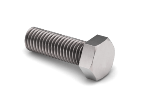 M24-3 x 80 ISO 10.9 Hex Head Cap Screw DIN 933 Zinc Clear Trivalent (50/Pkg)