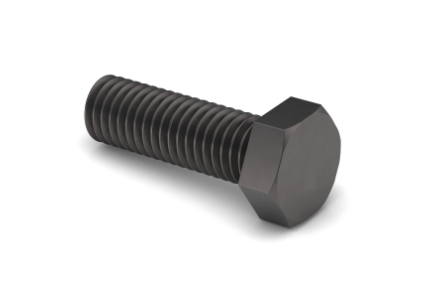 M24-3 x 90 ISO 10.9 Hex Head Cap Screw DIN 933 Plain Finish (50/Pkg)