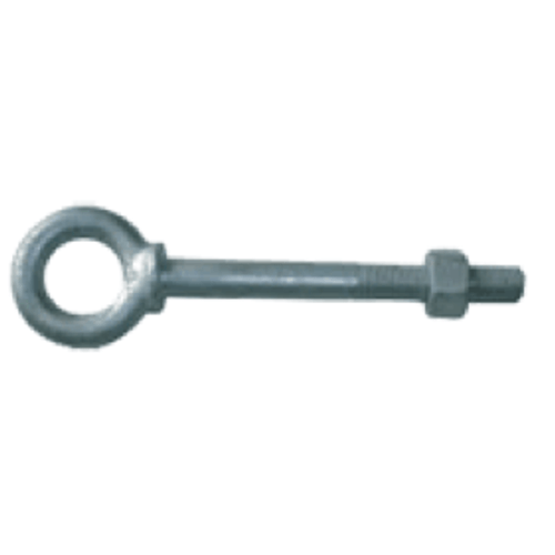 1/2" x 3-1/4" Shoulder Pattern Nut Eye Bolt, Hot Dipped Galvanized (180/Pkg.) 1/2" x 3-1/4" Shoulder Pattern Nut Eye Bolt, Hot Dipped Galvanized (180/Pkg.)