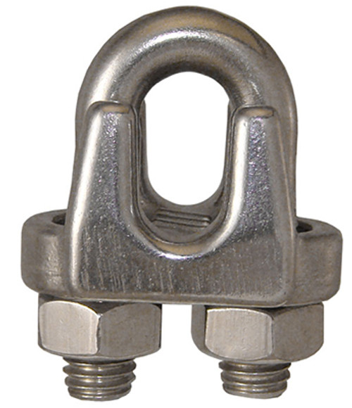 3/4" Wire Rope Clip, Stainless Steel (50/Pkg)