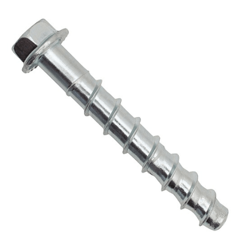 1/2" X 8" DeWalt Screw-Bolt+ Concrete Screw Anchor, Hex Washer Head, Galvanized, #PFM1461520 (25/Pkg.)