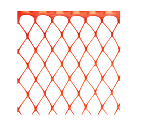 Grip Rite Diamond Barrier Fence, Orange, 4 ft x 100 ft  (1/Roll) #BFD4100GR