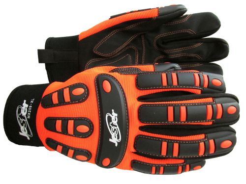 Jester #MX2092XL MX-Series PVC Padded Palm Impact Gloves, 2XL (1 Pair)