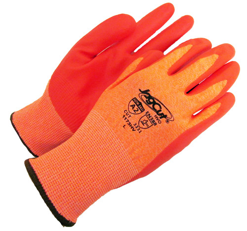JagCut HI-VIS Foam Nitrile Glove, 2XL (1 Pair)