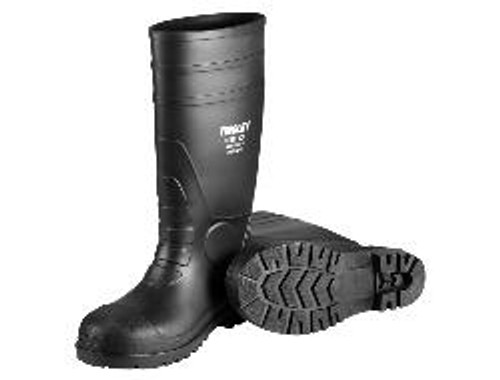 Tingley PVC Steel Toe Knee Boot, Black Size 9 (1 Pair)