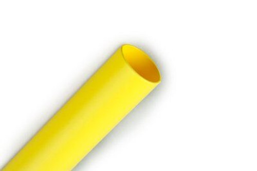 3m Heat Shrink Thin Wall Tubing Fp 301 1 4 48 Yellow Hdr 12 Pcs 48 In Length Sticks With Header Label Qty 12 Aft Fasteners