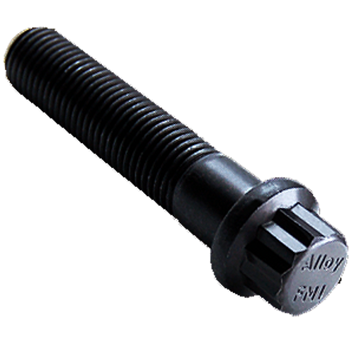 7/8"-14 x 7" 12 Point Flange Bolt, Grade 9 Alloy, Plain & Oil, Partially Threaded (10/Bulk Pkg.)