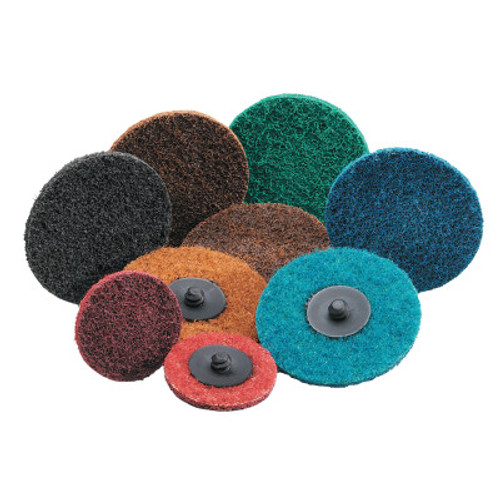 Carborundum Carbo Surface Prep Non-Woven Quick-Change Disc, Type III, 3", Medium, 25 BX, #5539554529